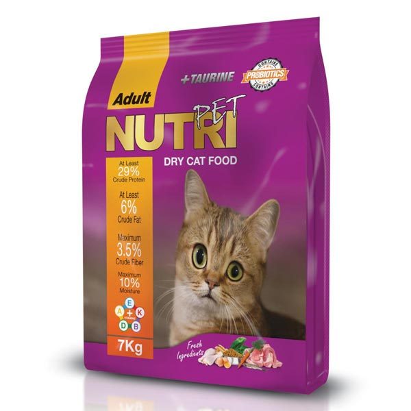 غذای خشک 7 کیلویی گربه با 29% پروتئین نوتری پت