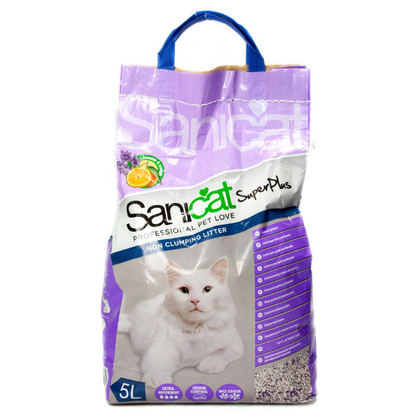 خاک گربه با رایحه پرتقال سانی کت - Sani cat Super plus