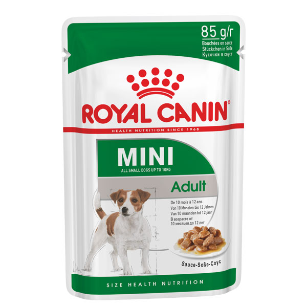 غذای پوچ سگ بالغ نژاد کوچک رویال کنین - ROYAL CANIN SHN mini adult pouches