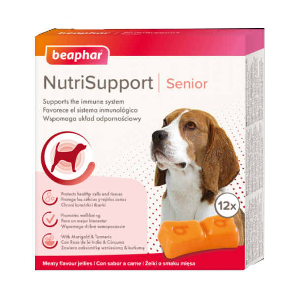 ژل مراقبتی نوتری ساپورت ویژه سگ مسن بیفار - Beaphar Nutri Support Senior Dog