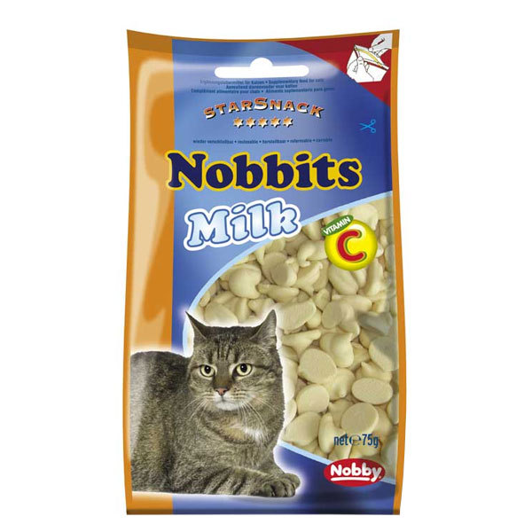 اسنک گربه نوبیتس با طعم شیر نوبی – Nobby Nobbits Milk